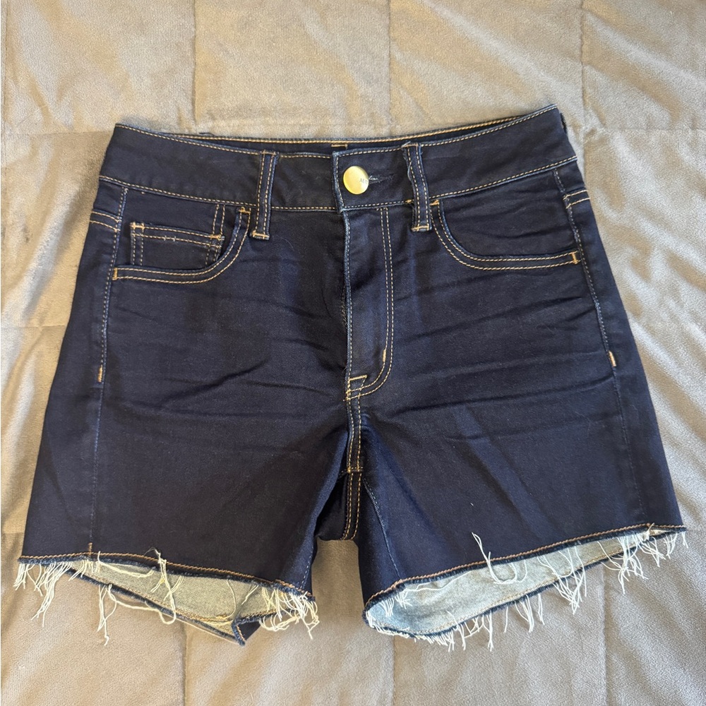 American Eagle Dark Denim Shorts